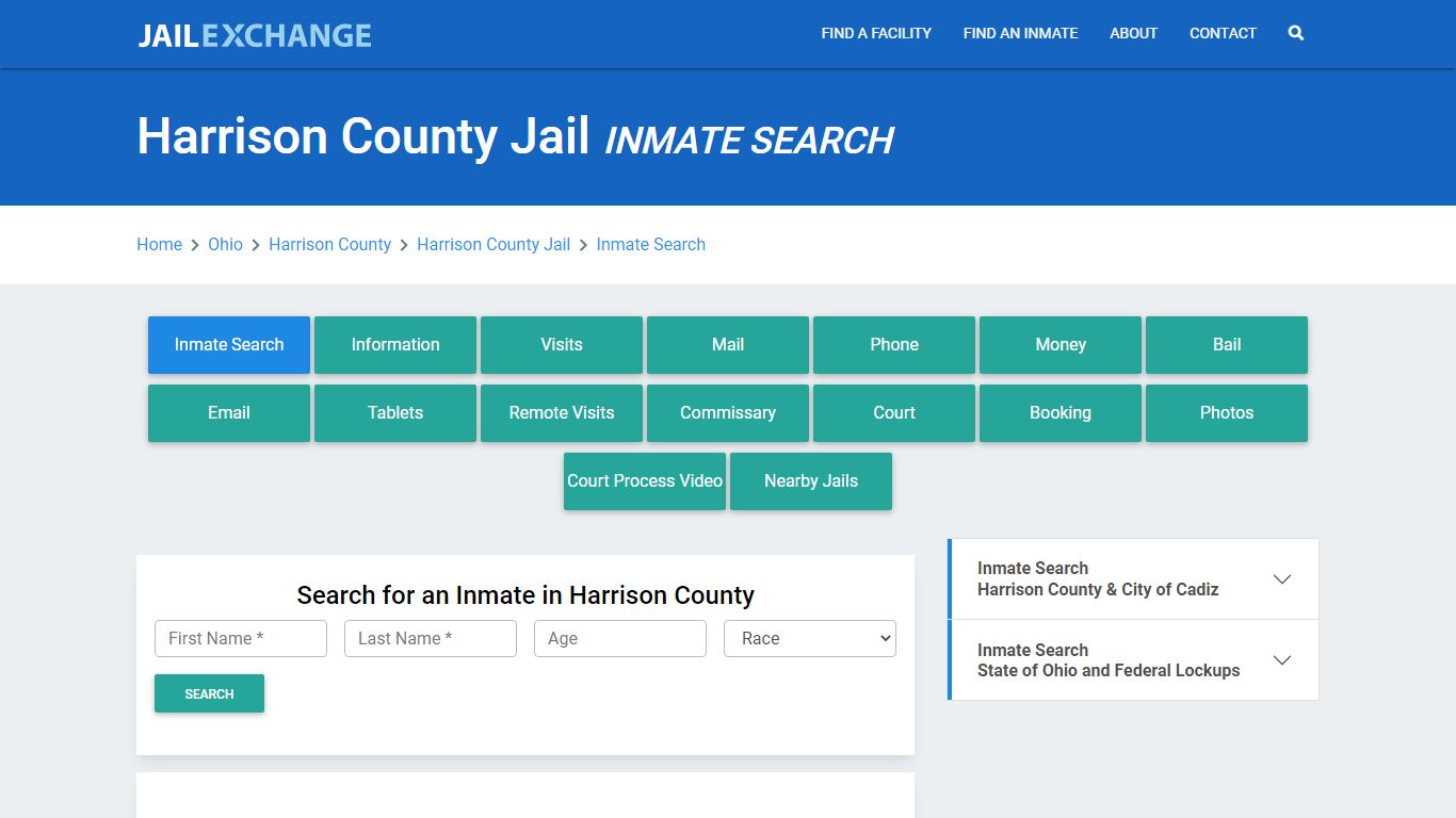 Harrison County Jail, OH Inmate Search: Roster & Mugshots